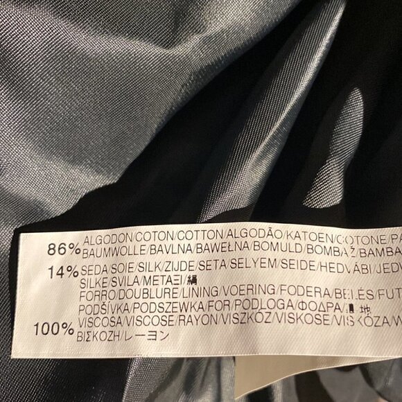 ZARA woman Trench coat silk blend with bell sleeves Medium - Picture 11 of 12